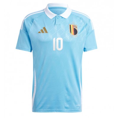 Dres Belgija Romelu Lukaku #10 Gostujuci EP 2024 Kratak Rukav Dres Belgija Romelu Lukaku #10 Gostujuci EP 2024 Kratak Rukav